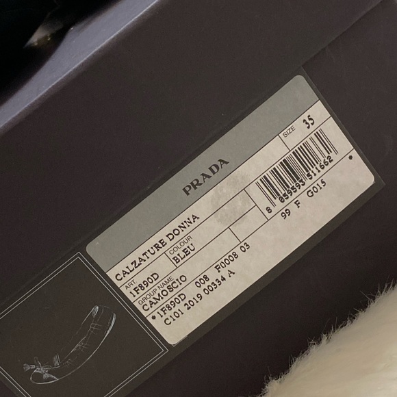 1F890D - Prada Women’s Suede Ballet Flats - Picture 10 of 10